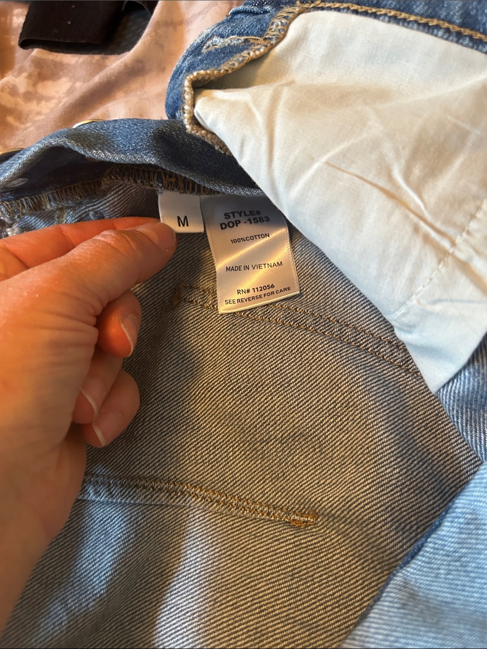 Light Blue Denim women’s Overalls Jeans - Picture 3 of 6